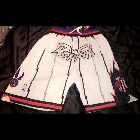 TORONTO RAPTORS JUST DON NBA BASKETBALL SHORTS